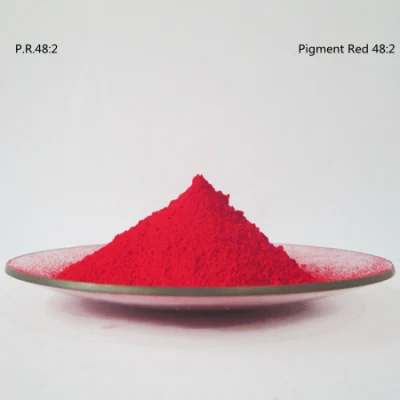 Pigmento orgánico en polvo de alta intensidad de color Pigmento rojo 48: 2